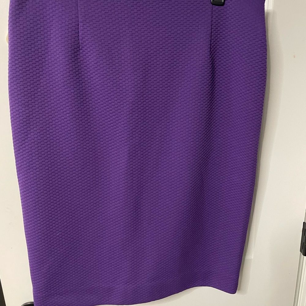Eva Mendes for New York & Company Purple Pencil Skirt
